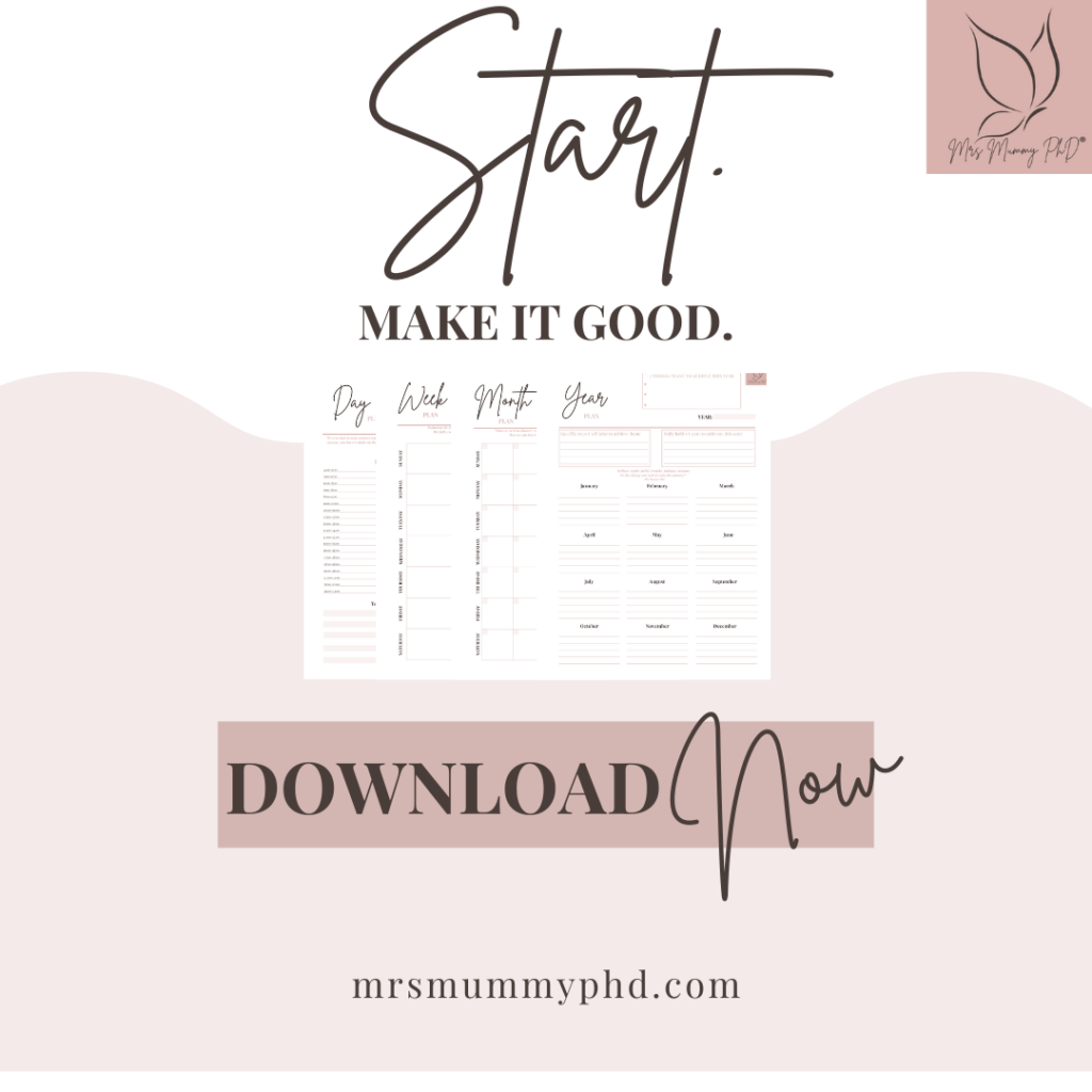 Download your printable MMPhD Planner today!