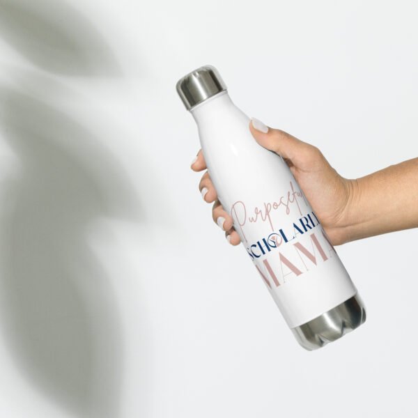 Purposeful Scholarly Mama® Stainless Steel Water Bottle