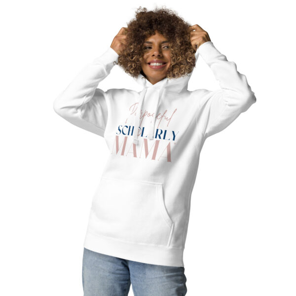 Purposeful Scholarly Mama® Hoodie - White