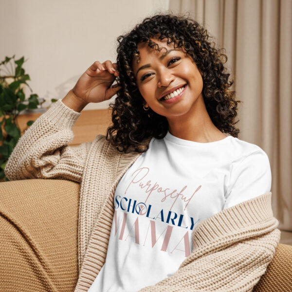 Purposeful Scholarly Mama® T-Shirt - White