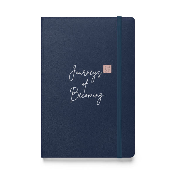 Journeys of Becoming Mrs Mummy PhD® Hardcover Bound Notebook - Navy