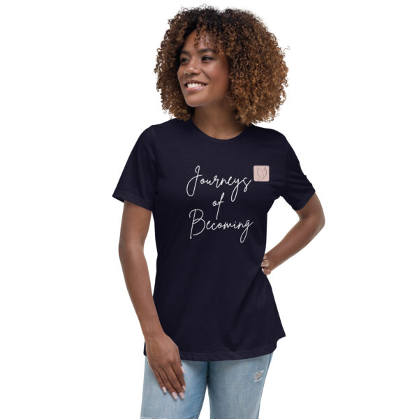 Journeys of Becoming Mrs Mummy PhD® Relaxed T-Shirt - Navy